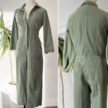 Tradlands Olive Coveralls Jumpsuit, Small