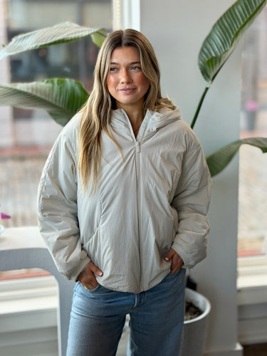Lululemon Ivory Thin Puff Coat- AS IS , XLarge