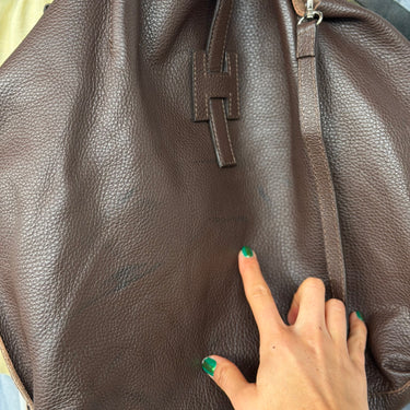 Fiorentino Roma Leather Tote AS IS