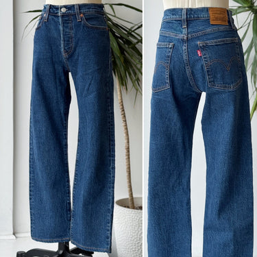 Levi's Premium Dark Wash Wedgie Straight Jeans, 26