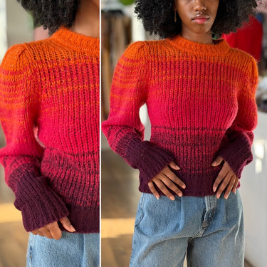 Ulla Johnson Rosalie Pullover Sweater in Agate Ombre, Small