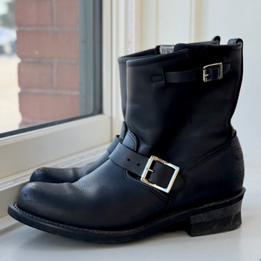Frye Black Engineer Boots