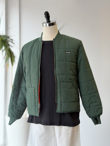 Only NY Reversible Green & Orange Puffer Jacket - as is, Men's Small