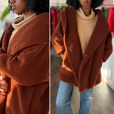 Hatch Sherpa Wrap Coat, One Size