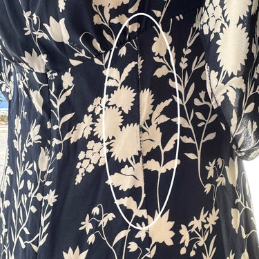 La Ligne Flora Dress in Navy Silk - AS IS, 2
