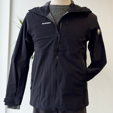 Mammut Black Crater HS Hooded Jacket, Men's Medium