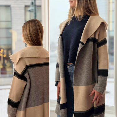 Vince as is Wool/Cashmere Long Open Sweater, Medium