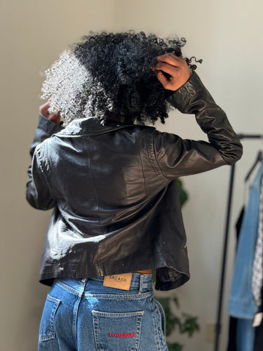 Madewell Washed Leather Jacket, Small