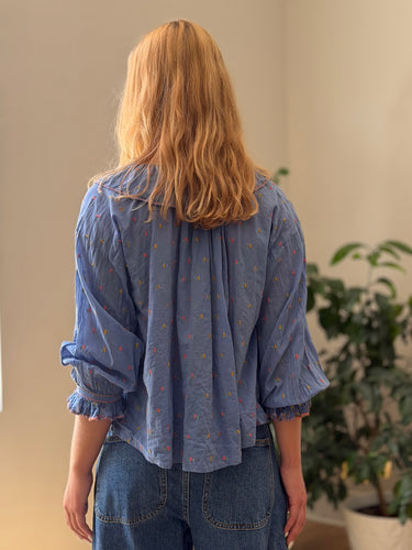 Doen Ethel Embroidered Blouse, Small