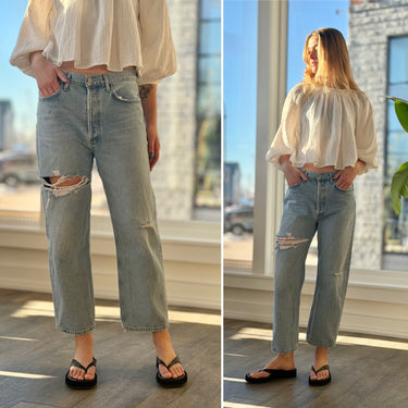 Agolde 90's Jeans in Light Wash, 28