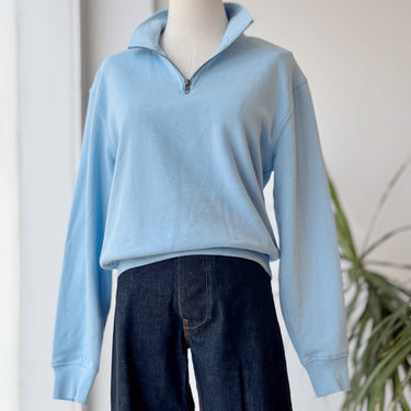 Z Supply NWT Half Zip Pullover in Blue, XSmall