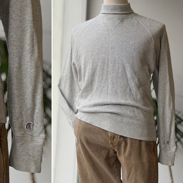 Champion x Todd Snyder Gray Turtleneck Sweatshirt, Men's Small