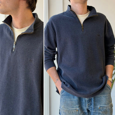 Rodd & Gunn Navy Quarter Zip Sweatshirt Pullover, Men's XLarge