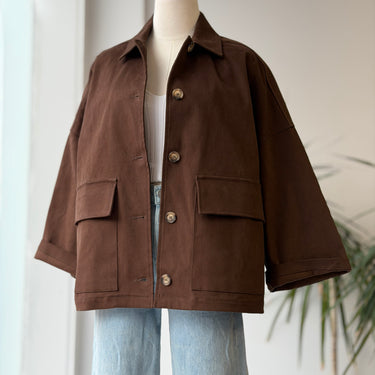 Rita Row Charm Jacket in Choco, XS/S