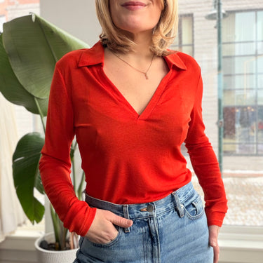 Reformation Blaire Knit Top, Large