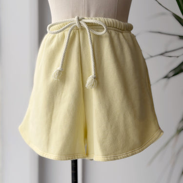 Xirena Butter Yellow Sweat Shorts, Small