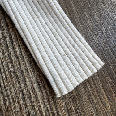 Giu Giu Ivory LS Knit Turtleneck , Large