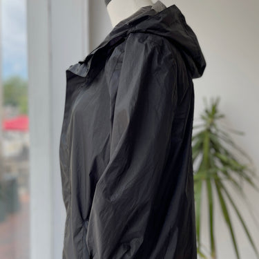 Stutterheim Black Rain Jacket, XXSmall