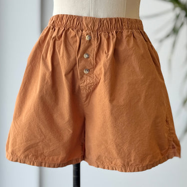 Donni Terracotta Boxer Shorts, Small