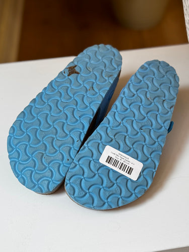 Birkenstock Gizeh Blue Vegan Sandals- as is , 36