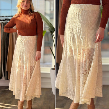 Vici Lace Maxi Skirt, Small