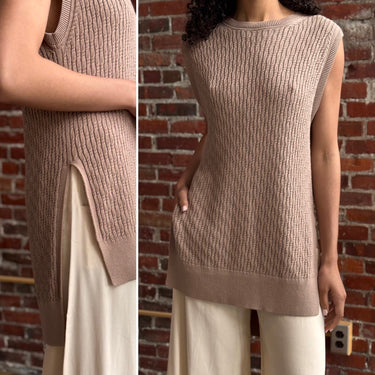 Mr Mittens Sleeveless Cable Tunic, XS/S