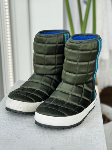 Tory Burch Sport Colorblock Sherpa Snow Boots, 8