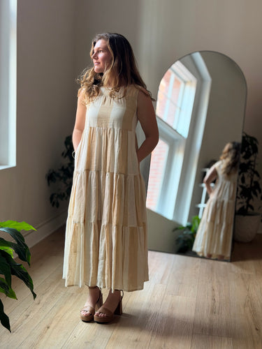 Laude The Label x Madewell NWT Linen Stripe Dress, XSmall