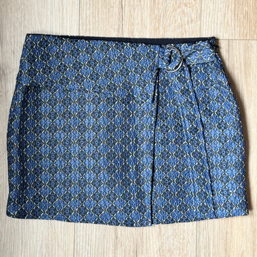 Free People Textured Belted Mini Skirt, 0