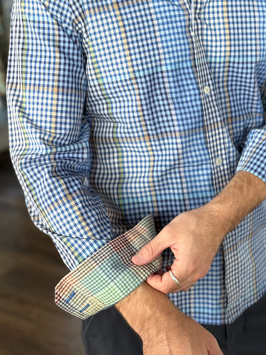 Ben Sherman Gingham Shirt Factory Shirt, Men's XSmall