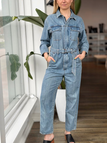 Denim Forum Denim Jumpsuit AS IS , Medium