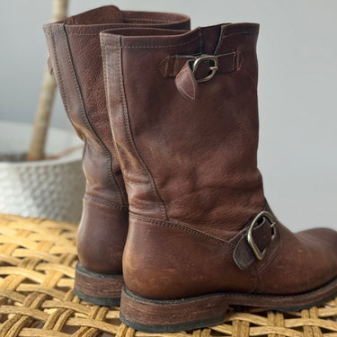 Frye Veronica Short Boots in Brown, 8