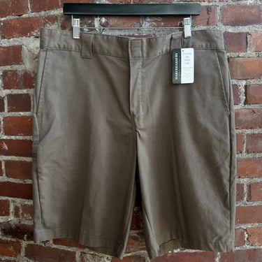 Dickie's Relaxed Taupe Shorts, Men's Large