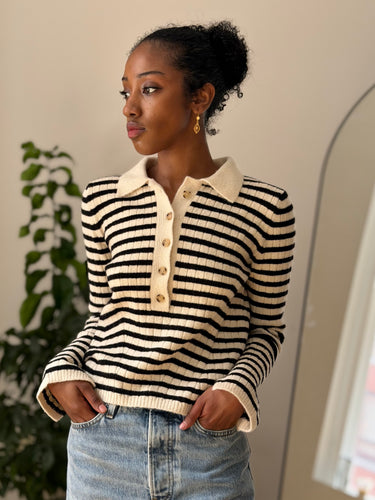 Eleven Six Elliot Stripe Sweater, Small