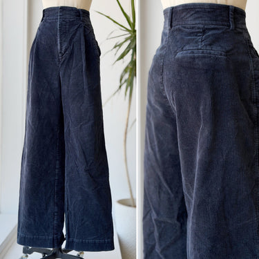 Everlane Navy Corduroy Pleat Pants, 8