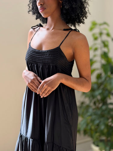 Natalie Martin Black Melanie Silk Dress Retails $469, XSmall