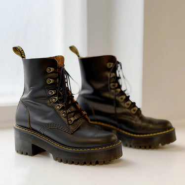 Dr Marten Leona Platform Boots, 38