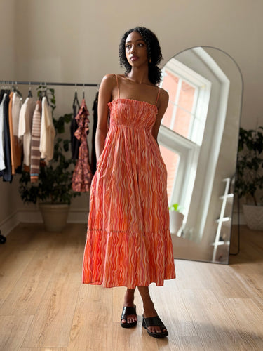 Ciao Lucia Striped Midi Dress as is, XS