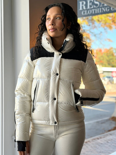 SAM. Freestyle Down Jacket in White, Small