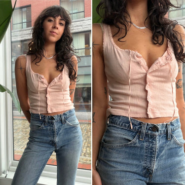 Doen Pink Tank Top, Small