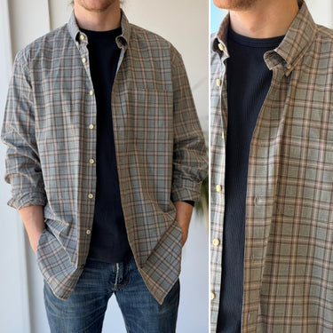 Taylor Stitch Plaid Button Down Shirt, Mens 46
