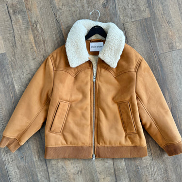 Stand Studio Lillee Faux Shearling Jacket, 44