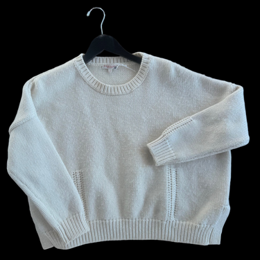 Demylee Cream Pocket Sweater AS IS , Medium