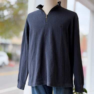 Rodd & Gunn Navy Quarter Zip Sweatshirt Pullover, Men's XLarge