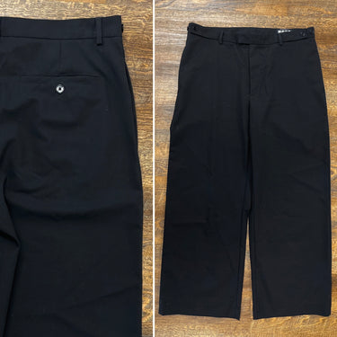 Hope Stockholm Black Wide Leg Work Pants, W's 42