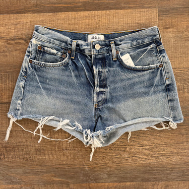 Agolde Raw Hem Parker Shorts, 27