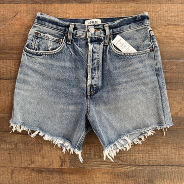 Agolde Med Wash Riley Shorts, 27