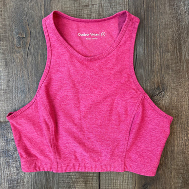 Outdoor Voices Pink Sportsbra Tank, Medium