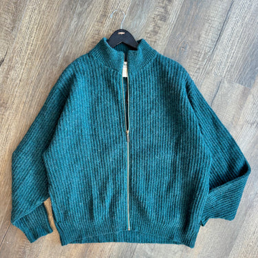 LL Bean Wool Full Zip Sweater, Men's XLarge