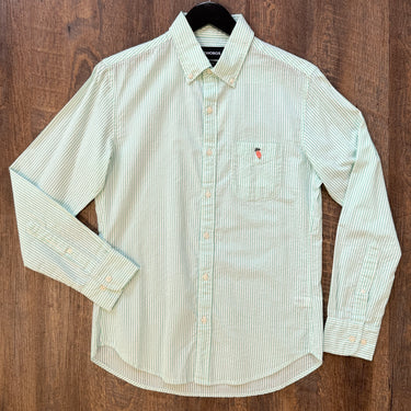 Bonobos Men's Mint Striped Button Down, Small